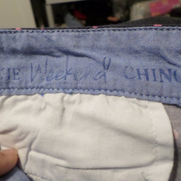 Talbots The Weekend Chino Polka Dot Pant Sz 12 - Picture 5 of 6